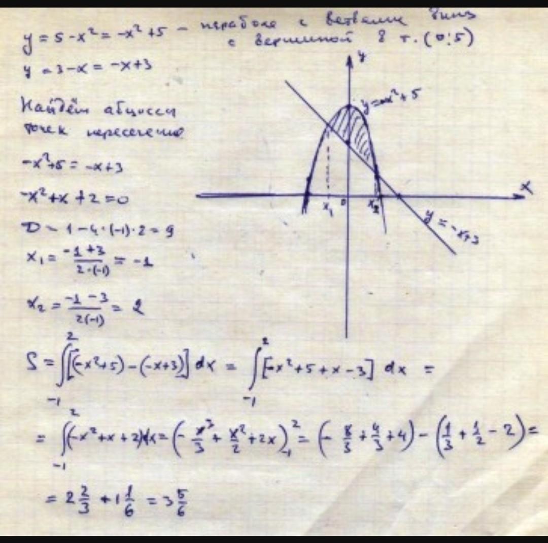 Площадь фигуры ограниченной линией y x2. Найдите площади фигур, ограниченных линиями:y= x2-x-5 и y= x-2. Площадь фигуры, ограниченная линиями y=x, y=5-x, x=1, x=2. Площадь фигуры линиями y x2 x 3. Площадь фигуры ограниченной линиями y =3x + 3 y = 0 x = 5.
