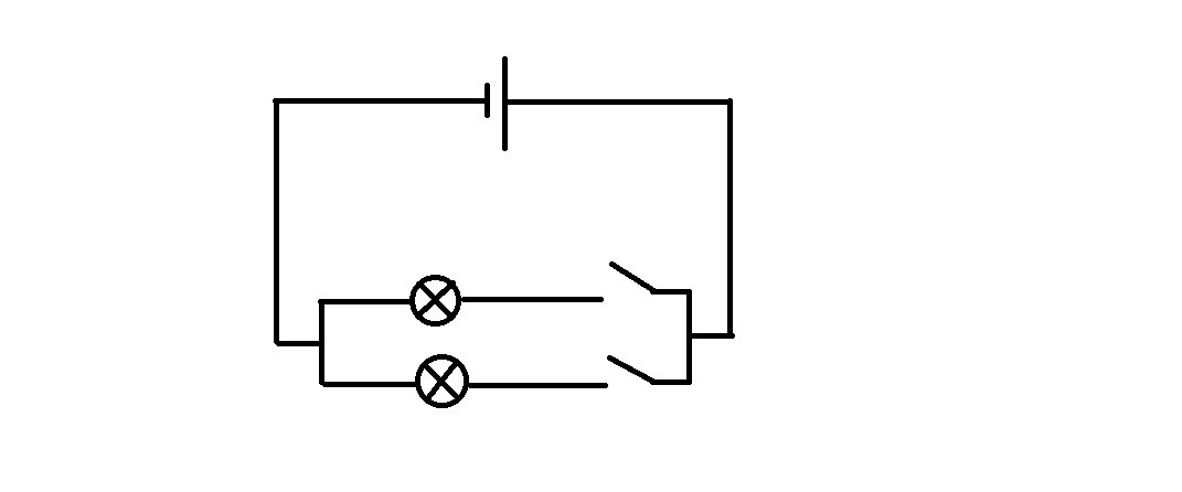 Схема цепи содержащей один гальванический элемент. Схема лампы и двух переключателей электрическая цепь. Схема электрической цепи 2 лампы на 2 выключателя. Электрическая цепь амперметр лампочка предохранитель схема. Схема соединения источника тока лампочки и двух переключателей.