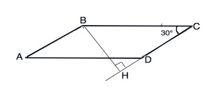 Известно что abcd. Параллелограмм с углом 30 градусов. В параллелограмме ABCD известно что угол c 30 градусов высота BH. В параллелограмме СDEK сторона CD равна 10 см а угол e 30 градусов. Высота h противолежит углу 45.