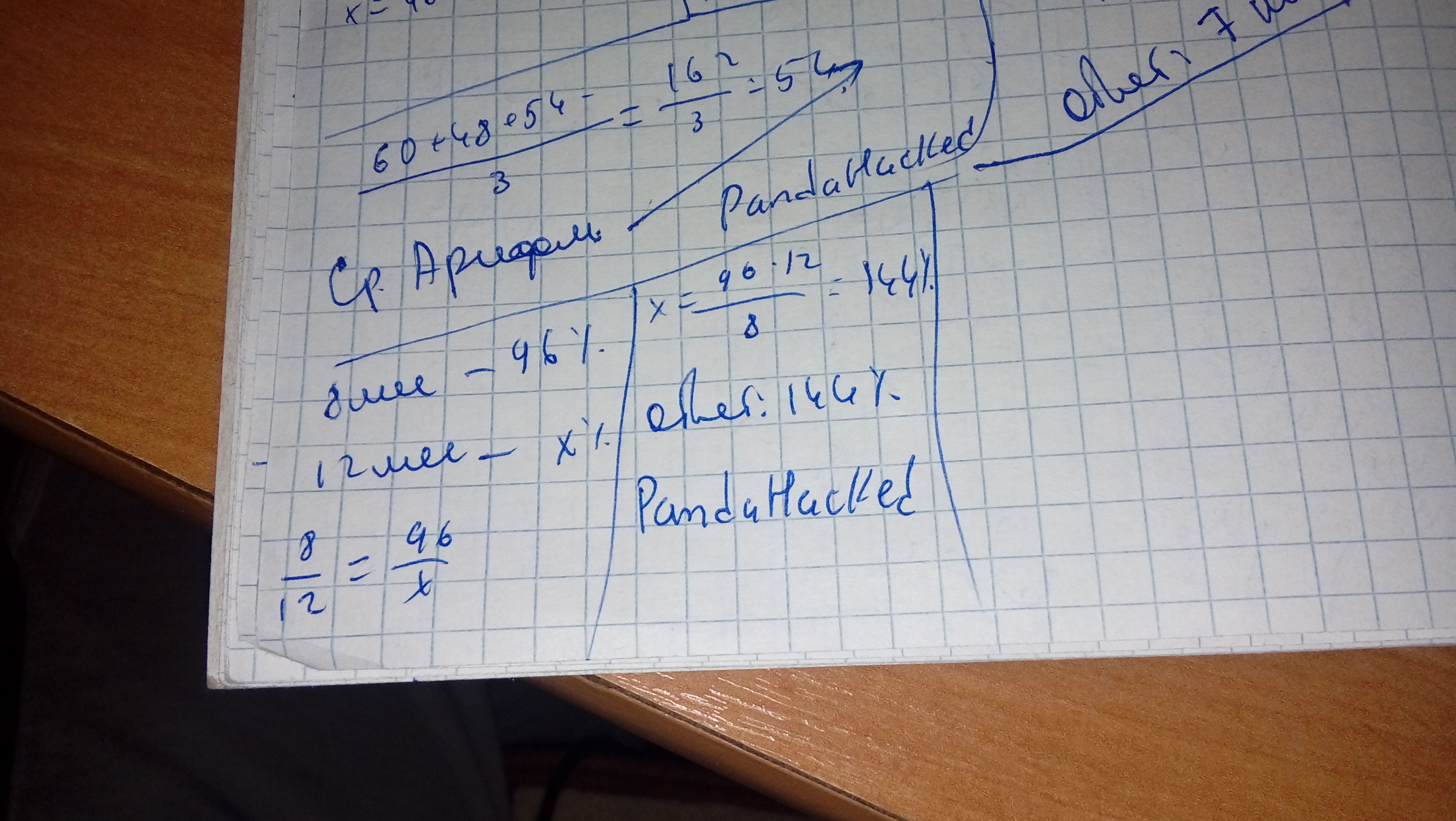 За 8 месяцев рабочий выполнил 96 годового плана сколько процентов годового плана выполнит рабочий