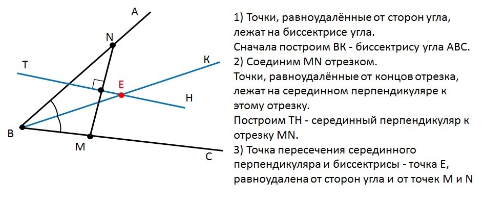 Даю точку. Точки на сторонах угла. Точка равноудалена от сторон угла. Точки равноудаленные от угла находятся на. Равно удалённость точки от сторон угла.