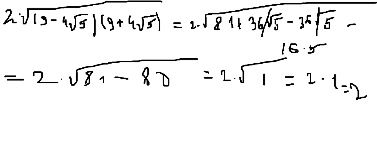 Sqrt 4 x 2 17 3. Sqrt(9)+sqrt(9).