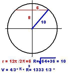 5 пи на 12. Пи на 12 на окружности. Pi/12 на окружности. Найти радиус окружности длина которой 12пи. В окружности радиуса 12 /пи см выбрана.